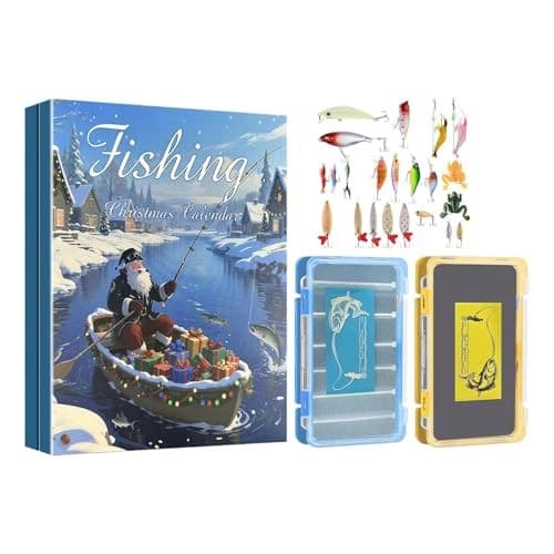 Fiske Julekalender, 24-dagers nedtelling til jul med fiskesluker for menn