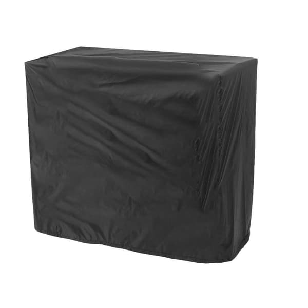Grillin suojapeite, 80x66x100cm, musta, kudottu polyesteri PU-pinnoitteella, vedenpitävä, UV-kestävä