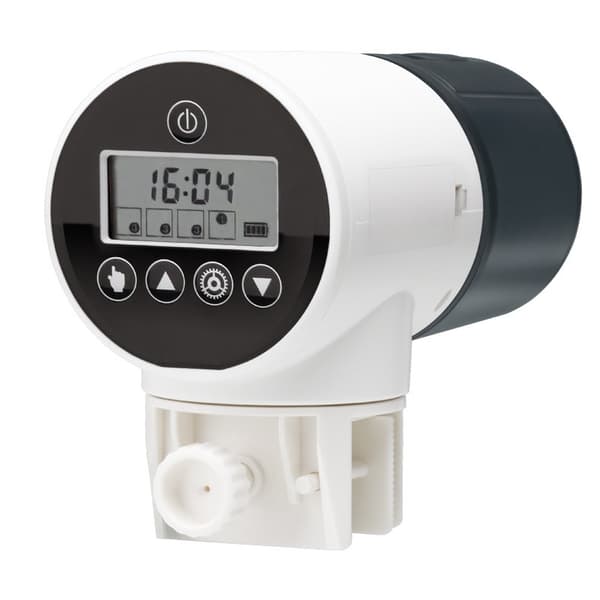 Automatisk akvariefiskmatare med smart timer, stor kapacitet, för koi guldfiskakvarium