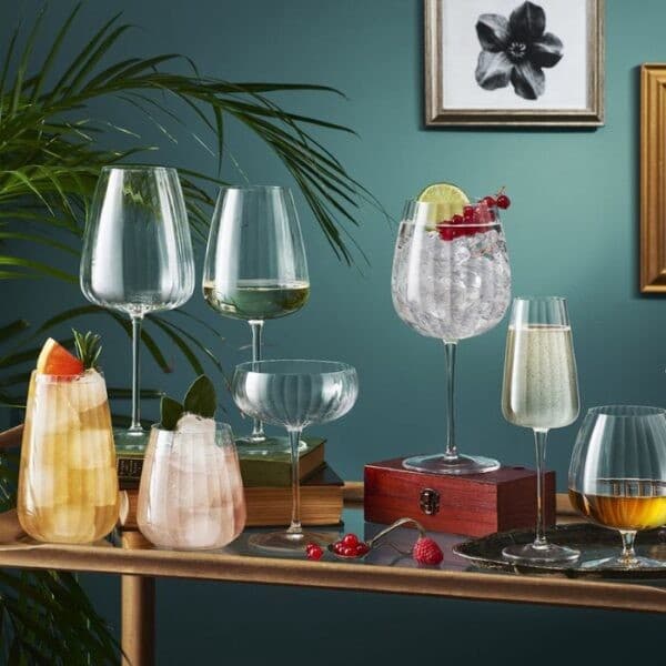 Optica Coupeglas 30cl, 4-pack, Blyfritt Kristall, Diskmaskinssäker, Champagne Cocktail