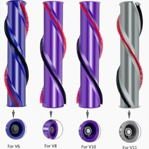 Støvsugerbørsterulle kompatibel med Dyson V6/V7/V8/V10/V11, elektrisk gulvbørste