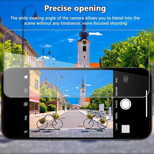 Aggxpf iPhone 15 Skärmskydd (2-pack) + Kameralinsskydd (2-pack), HD Härdat Glas för iPhone 15 6.1\"