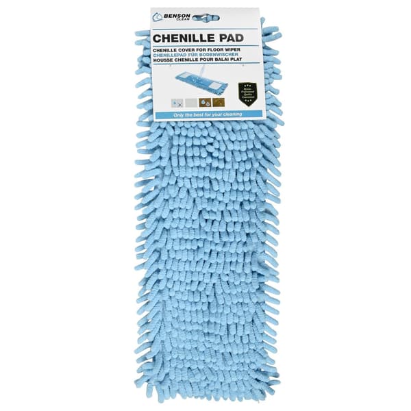 Chenille mopphode-refill, 42 cm, våt- og tørrengjøring, vaskbar, for gulvmopp