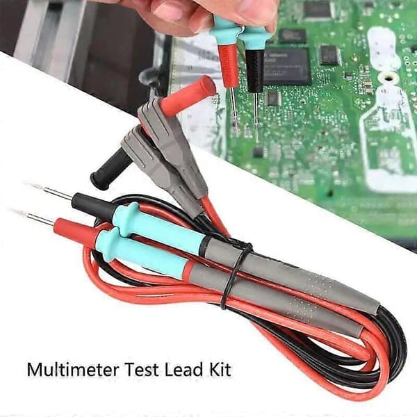 Voltmeter Testledninger Testprober Ledninger 1000V 20A Elektriske Multimeter Testledninger Testværktøj Volt Testledning Til Nøjagtig Måling[HK]