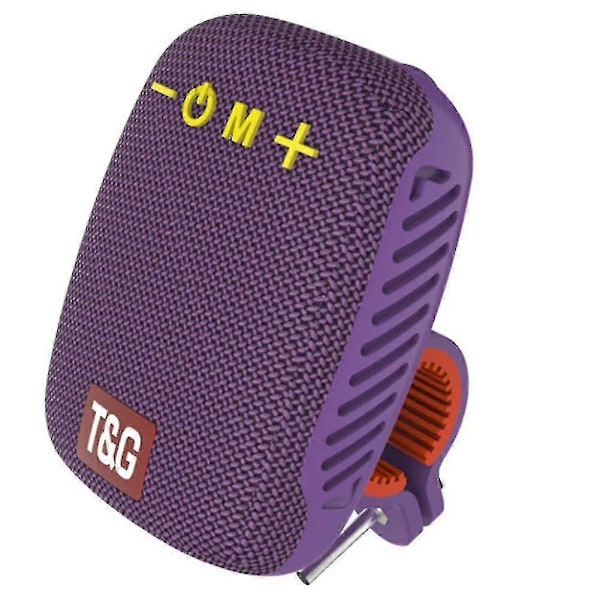 Portabel Bluetooth-kompatibel Högtalare för Styret Vattentät Trådlös Cykelhögtalare [HK] Purple