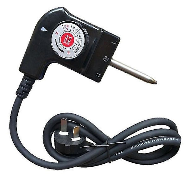 Elektrisk komfyr strømledning temperaturkontrollkobling for elektrisk varm gryteplugg [HK] Black