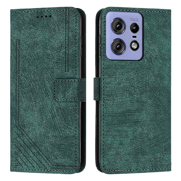 PU-fodral för Motorola Edge 50 Pro[HK] Green