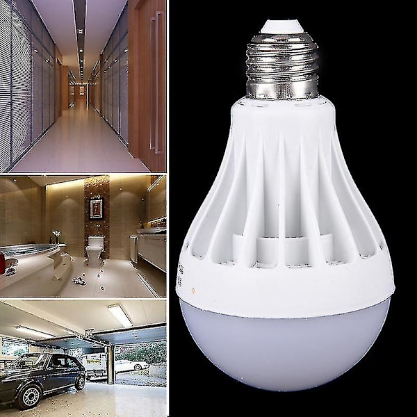 220/110v 3w 5w 7w 12w Lyd-/stemmesensor Led Pære Pir Bevægelsesinduktionslys[HK] 12W