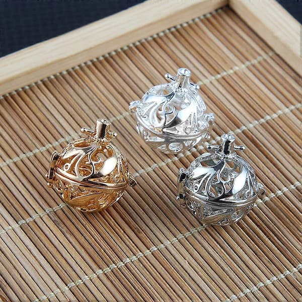 Aromaterapi Eterisk Olja Hängande Hänge Boll Halsband 6st Set[HK]