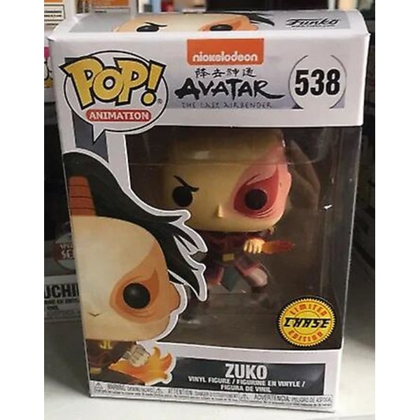 Zunko 538# Appa 540# Azula 542# Zuko 838# Vinyl PVC Dockor Actionfigur Samling Modeller Leksak För Barn Julgåva[HK] 542 with box