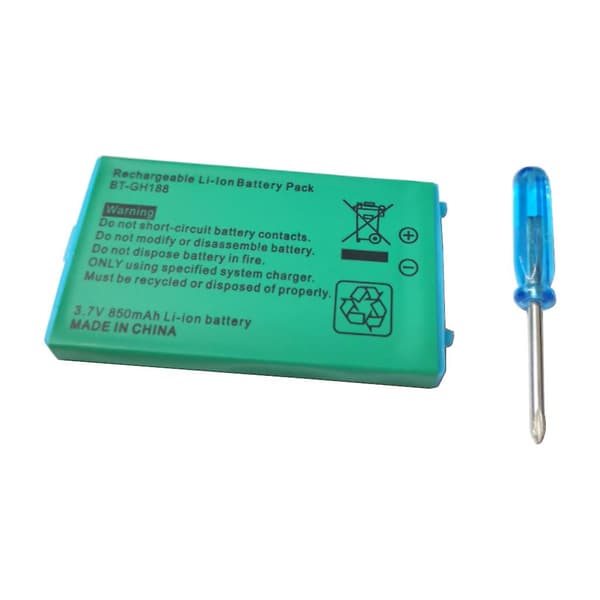 Uppladdningsbart batteripaket för GBA SP Gameboy Advance 3.7V med verktyg[NC]