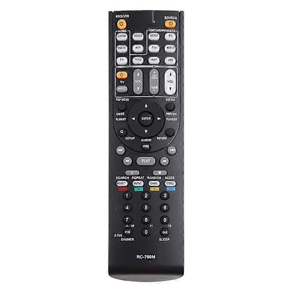 RC-799M Kaukosäädin Onkyo HT-R391 HT-R558 HT-R590 HT-R591 HT-S5500[HK] -laitteille