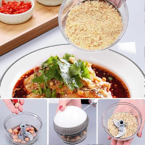 Mini hvitløkshakker, kraftig blender, frukt grønnsaker urter[HK]