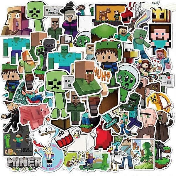 50 kpl Minecraft-tarroja / Tarrat[HK] 2-Pack