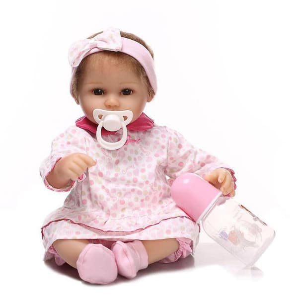 Børnegave 2 stk. nyeste mode simulationsdukker genfødt dukke babylegetøj sød gave babynap[NC]
