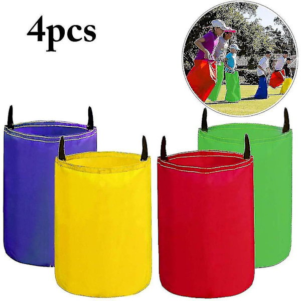 Hoppsäckar för barn, 4-pack säckhoppningsset för utomhuslek, barns födelsedagsspel partyset-MXBC[HK]