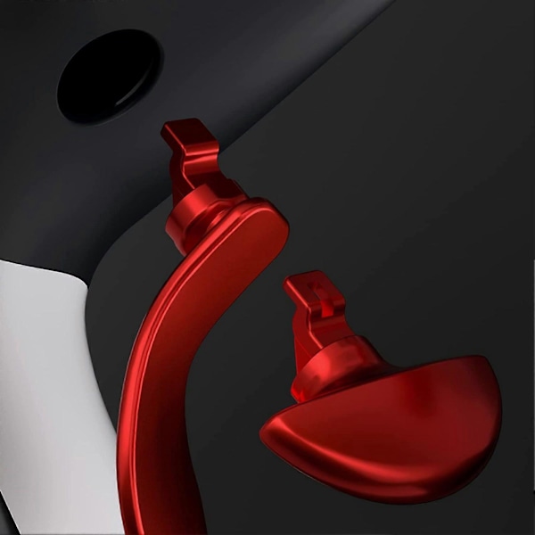 4 st Spelkontroll Bakre Paddlar Professionell Ersättning Metall Bakre Knappar för PS5 Edge Controller[HK] Red