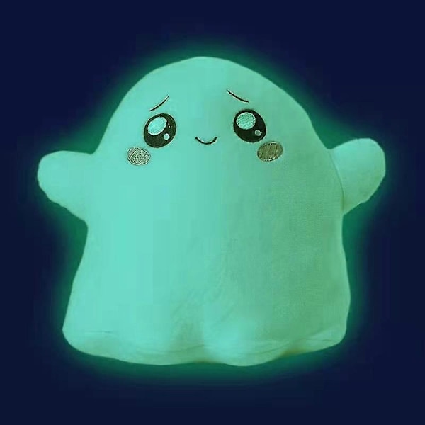 Lankybox Glow In The Dark Plysch Foxy Boxy Ghosty Lanky Box Avtagbar Mjuk Leksak Barnpresent Vändbar Docka Flicksäng Kudde   E