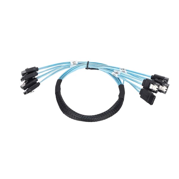 Höghastighets SATA-kablar 6 Gbps 4-kabelpaket för dator[HK]