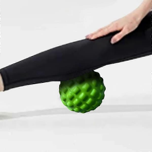 Grön Elastisk Fasciitboll för Kompakt Muskelmassage och Lindring [HK]