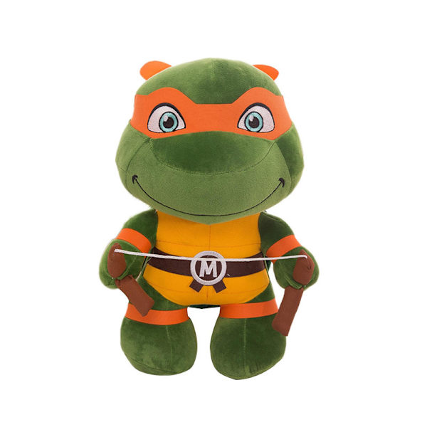 Teenage Mutant Ninja Turtles Plysch Tmnt Leonardo Plushie Söta Sköldpadds Plushies Dockor För Barn[HhkK] Orange 25cm