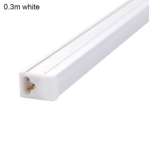 Led Tube T5 Lampe 220v Fluorescerende Lysrør 9w 14w 18w Led væglampe[hk] 0.3m White light