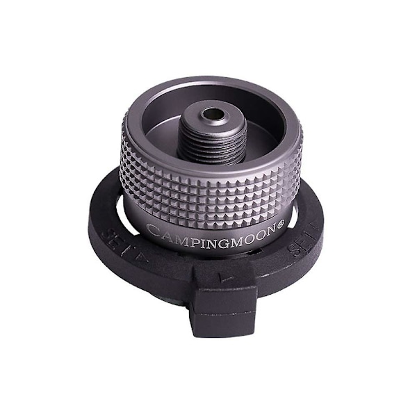 Adapter til låsekonvertering, til dyseflasketype/butangaspatron/skruepå-gastank/lindalventilbeholder (z11)[HK]