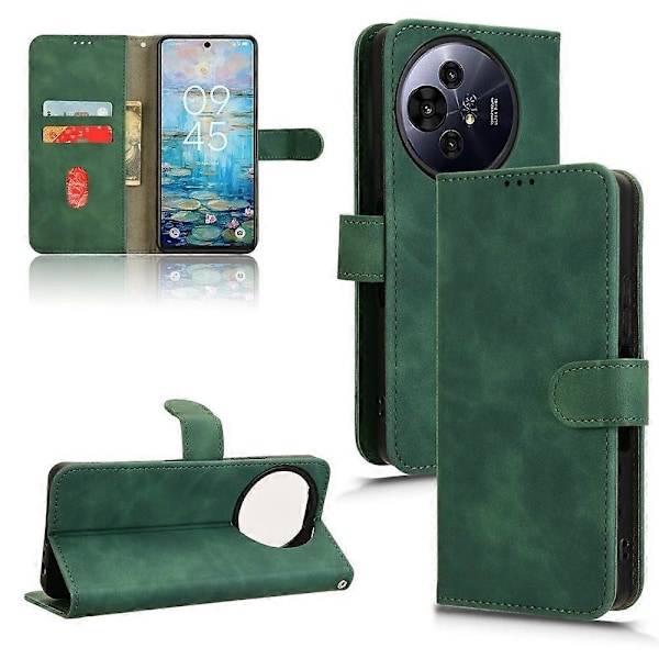 TCL 50 NxtPaper 5G Nahkakotelo, ihonmyötäinen, pudotussuojaava lompakkokotelo -[HK] Green Multicolor