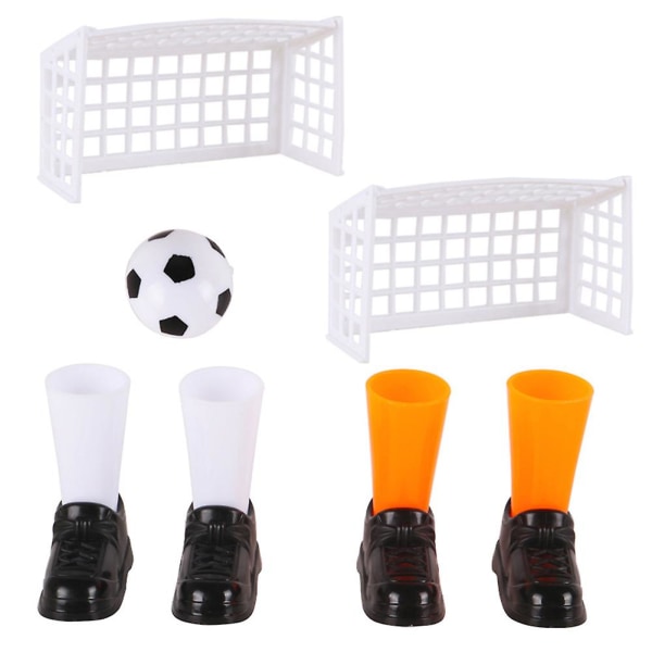 Rolig Mini Finger Fotboll Fotbollsmatch Spela Bordsspel Set med mål Barnleksak[HK]