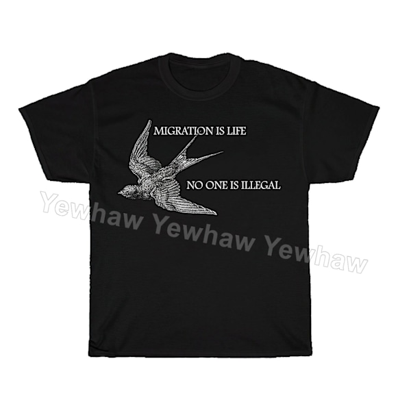 Migration is Life Social Justice Counterculture T-shirt[HK] M