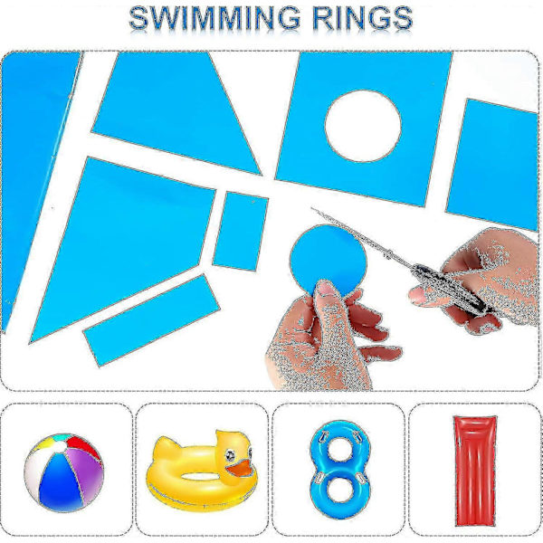 Vinyl Pool Liner Reparationslap (10*25cm), 10 stk. til swimmingpools [HK]