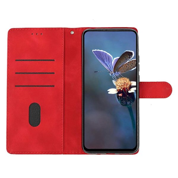 Til Samsung Galaxy S24 Mobiltelefon Cover Præget PU Læder Wallet Stand Anti-Drop Cover[HK] Style B Multicolor