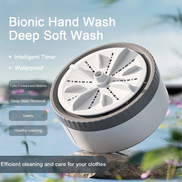 Bärbara Tvättmaskiner Resa Hem Mini Tvättmaskin För Strumpor Underkläder Tvätt Tvätt Hushåll Wa([HK])