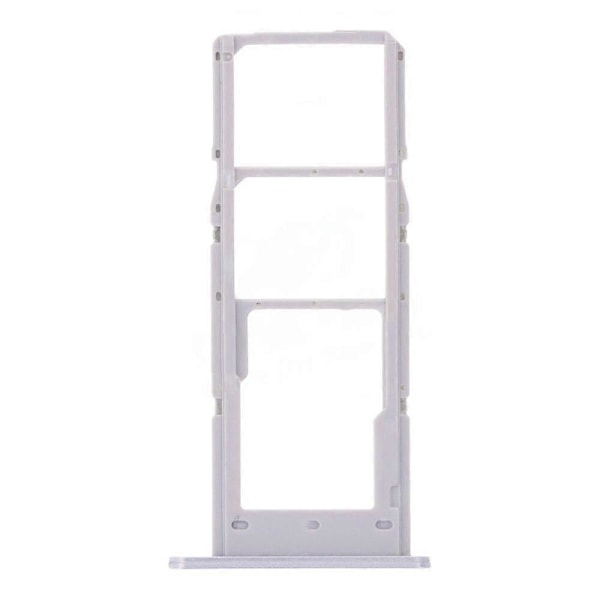 Til Samsung Galaxy A14 4G A145 OEM Dual SIM Kort Bakke Holder Reparationsdel [HK] Silver Multicolor