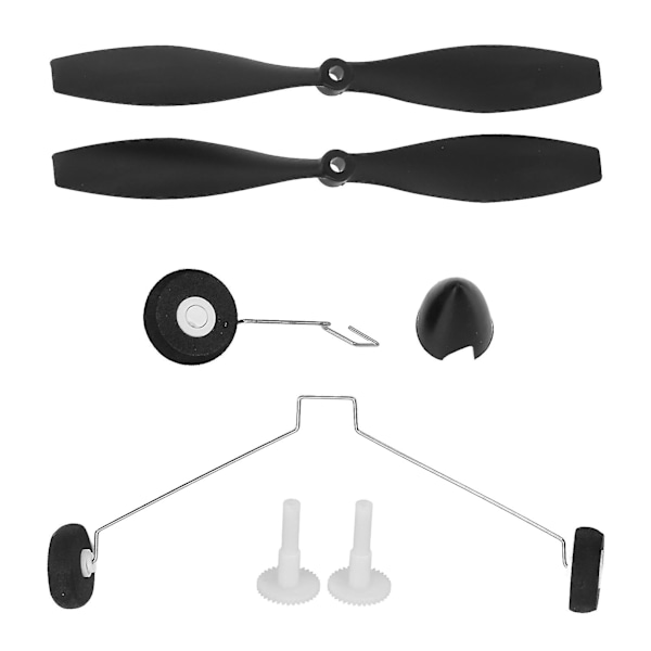 WLToys XK F949S RC Fly Replacementdelersett med Kåpe, Propellerblad og Landebein