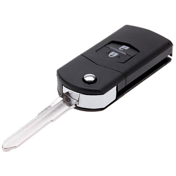 Svart Ersättnings 2 Knapp Nyckellös Fjärrkontroll Nyckel Fob Klicker för MAZDA 3 5 6[HK] Black