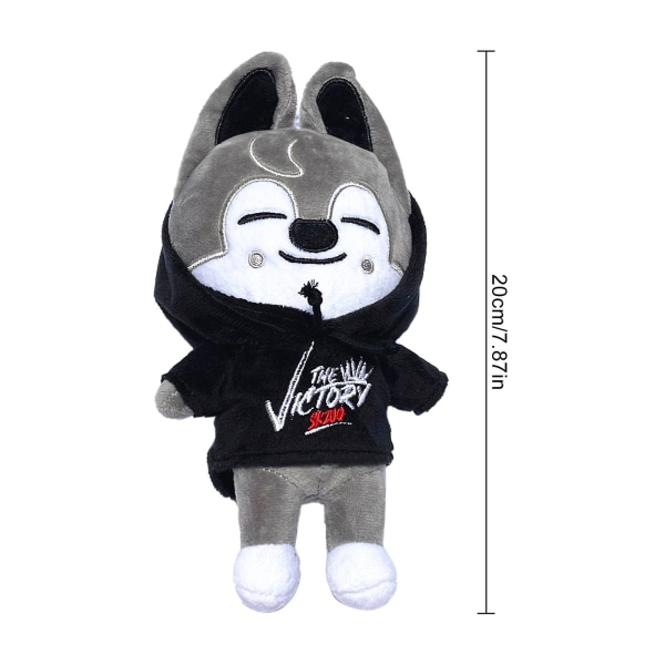 Skzoo Stray Kids Animal Mee Meow Kreativ Mjuk Fylld Cartoon Plysch Leksaker Present Leksaker Flerfärgad 20cm Lämplig För Barn Fans[HK] cat