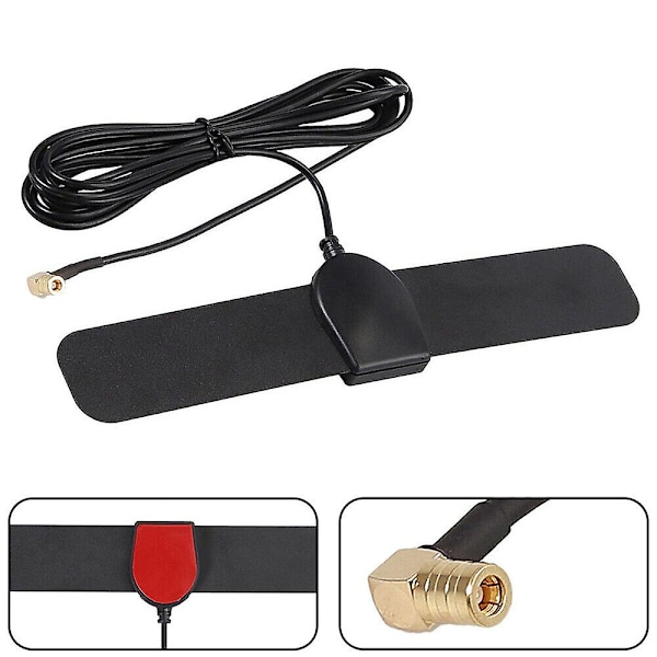 DAB-antenne til bil DAB+ adapter klæbeantenne bilradio DAB+ digitalradio[HK]