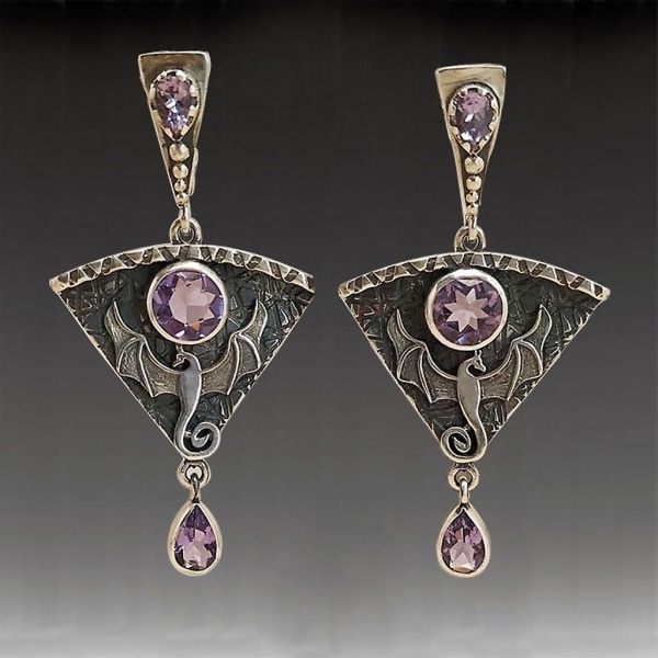 Geometriska smycken örhängen handgjorda örhängen kvinnor smycken metall material
