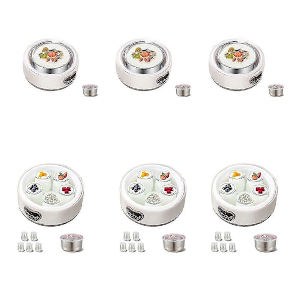 Ultimat Probiotisk Yoghurtmaskin med Justerbar Temperatur og Tidsstyring[HK] Basic US Plug