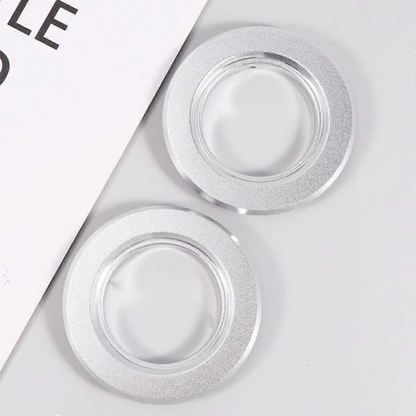 Papegoj Häckningslåda Tillbehör Anti-Bite Ring för Fågelbur Silverfärg[HK]