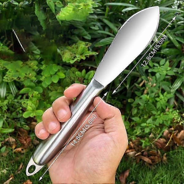 Trädgårdsspade i rostfritt stål - 27 cm kraftig handspade för plantering[HK] Flat shovel