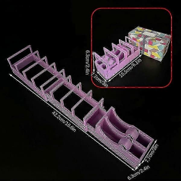 Bordteipdispenser med enhåndskutter for studier [HK] Purple