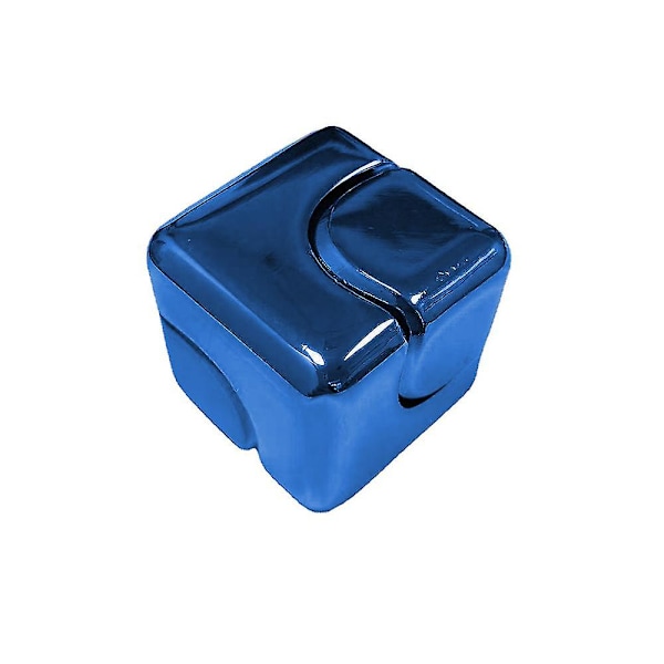 Fidget Cube Leksnurror Snurrande Toppar Skrivbordsleksaker Avslappnande Liten Ångestleksak Blå