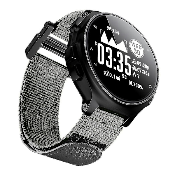 För Garmin Forerunner 220/230/235/630/735XT Loop Fäste Klockarmband 20mm Nylon Ersättningsband Army Green