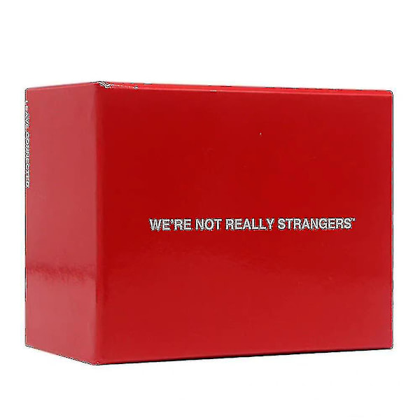 Den perfekta julklappen  We're Not Really Strangers kortspel - Ett interaktivt kortspel för vuxna och isbrytare