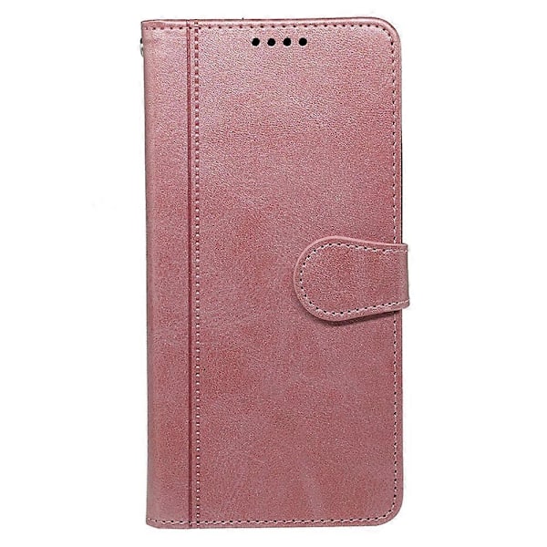 För iPhone 16 Fodral Kalvtextur Läder Ställ Bokstil Telefonskal [HK] Style E Multicolor