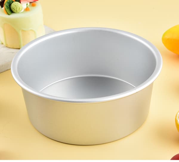 Rund silikonkakform med solid bas för bakning av cheesecakes och desserter, 8-10 delar [HK] 9inch