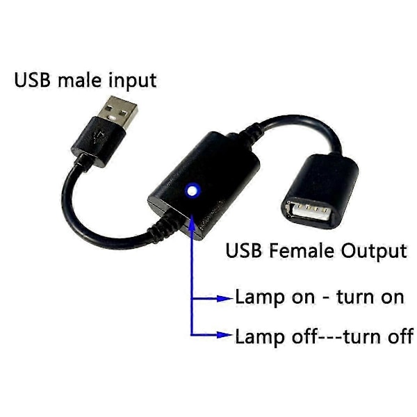DC 5V USB langaton kaukosäädinkytkinohjain Virta päälle/pois kaukosäädinkytkin [HK]
