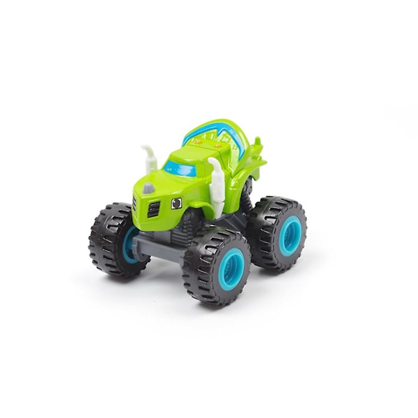 1 kpl painevalettu Blaze Monster Machines -kitkavetoauto leluauto lapsille [HK] Light Green